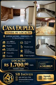 Casa com 4 Quartos para alugar, 400m² no Siqueira, Fortaleza
