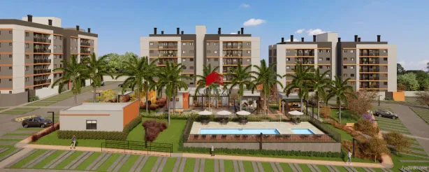 Apartamento com 2 Quartos à venda, 53m² no Cidade Industrial, Curitiba