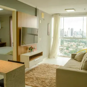 Apartamento com 1 Quarto para alugar, 45m² no Jardim Goiás, Goiânia