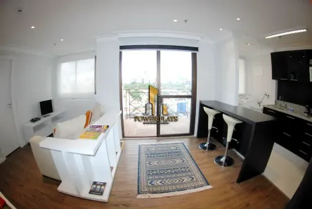 Flat com 1 Quarto para alugar, 40m² no Vila Olímpia, São Paulo