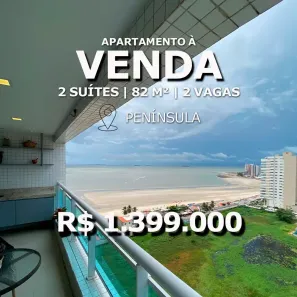Apartamento com 2 Quartos à venda, 82m² no Ponta D'Areia, São Luís