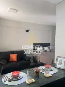 Flat com 1 Quarto à venda, 36m² no Centro, São Vicente