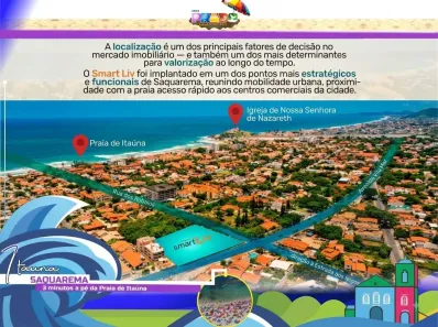 Apartamento com 1 Quarto à venda, 60m² no Itaúna, Saquarema