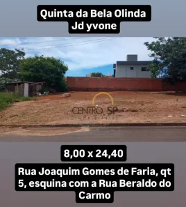 Lote/Terreno à venda, 195m² no Jardim Ivone, Bauru
