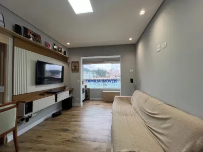 Apartamento com 2 Quartos para alugar, 72m² no Campo Grande, Santos