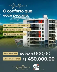 Apartamento com 3 Quartos à venda, 68m² no Planalto, Manaus