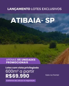 Lote/Terreno à venda, 600m² no Centro, Atibaia