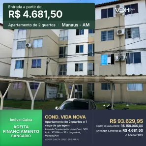 Apartamento com 2 Quartos à venda, 42m² no Lago Azul, Manaus