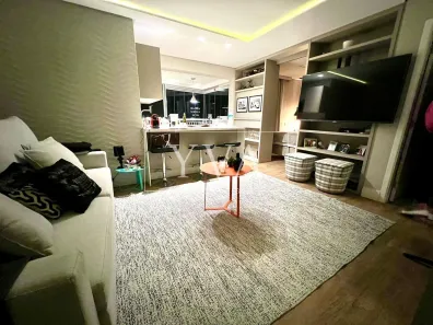 Apartamento com 1 Quarto para venda ou aluguel, 48m² no Cidade Monções, São Paulo