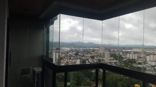 Apartamento com 1 Quarto para alugar, 54m² no Boqueirão, Santos