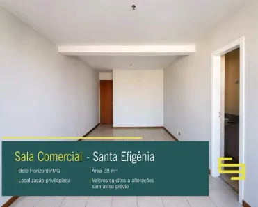 Sala Comercial à venda, 28m² no Santa Efigênia, Belo Horizonte