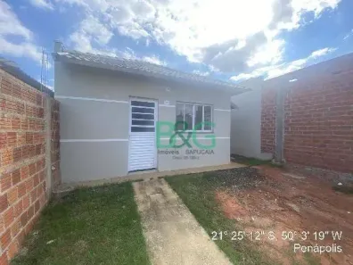 Casa de Condomínio com 2 Quartos à venda, 44m² no Residencial Mais Solar Penápolis I, Penápolis