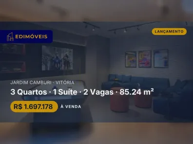Apartamento com 3 Quartos à venda, 85m² no Jardim Camburi, Vitória