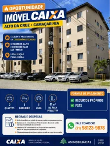 Apartamento com 2 Quartos à venda, 50m² no Alto da Cruz, Camaçari