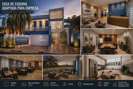 Imóvel Comercial com 4 Quartos à venda, 418m² no Alto da Boa Vista, Ribeirão Preto