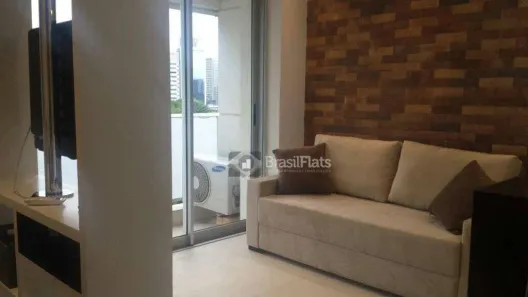 Flat com 1 Quarto para alugar, 35m² no Santo Amaro, São Paulo