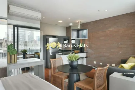 Flat com 1 Quarto para alugar, 42m² no Vila Olímpia, São Paulo