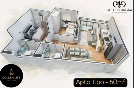 Apartamento com 2 Quartos à venda, 50m² no Baeta Neves, São Bernardo do Campo