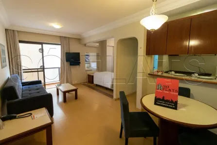 Flat com 1 Quarto para alugar, 40m² no Cerqueira César, São Paulo