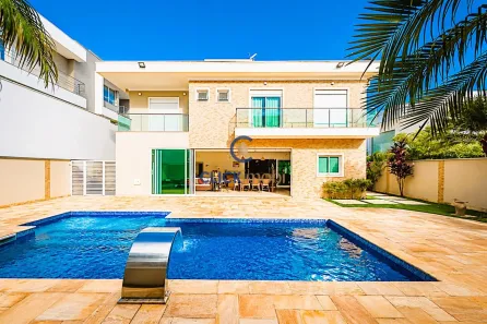 Casa de Condomínio com 4 Quartos à venda, 437m² no Loteamento Mont Blanc Residence, Campinas