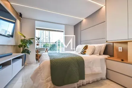 Apartamento com 1 Quarto à venda, 27m² no Vila Firmiano Pinto, São Paulo