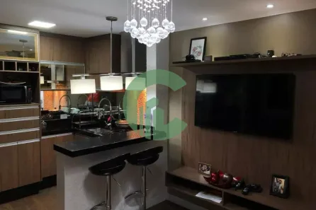 Cobertura com 2 Quartos para alugar, 90m² no Vila Scarpelli, Santo André