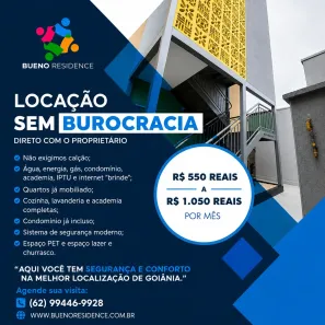Kitnet com 1 Quarto para alugar, 28m² no Setor Sol Nascente, Goiânia