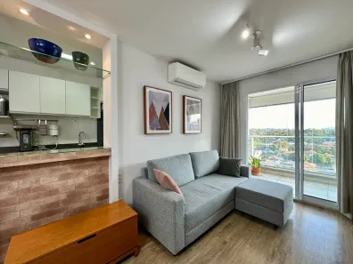 Apartamento com 1 Quarto para alugar, 50m² no Campo Belo, São Paulo