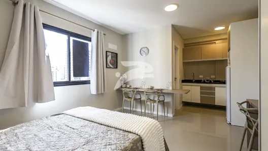 Apartamento com 1 Quarto para alugar, 25m² no Centro, Curitiba