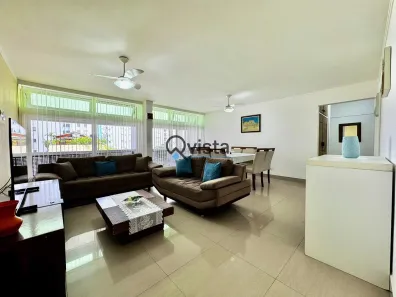 Apartamento com 3 Quartos para alugar, 130m² no Pitangueiras, Guarujá
