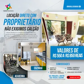 Kitnet com 1 Quarto para alugar, 32m² no Setor Sol Nascente, Goiânia