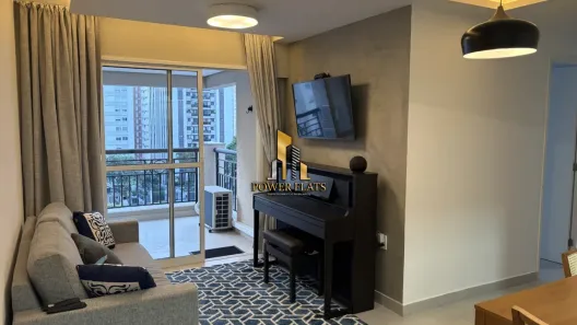 Flat com 2 Quartos para alugar, 56m² no Mirandópolis, São Paulo