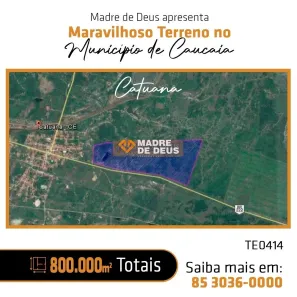 Lote/Terreno à venda, 800000m² no São Miguel (Jurema), Caucaia