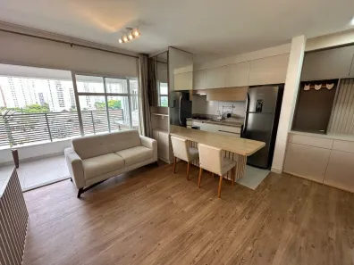 Apartamento com 1 Quarto para alugar, 48m² no Parque Residencial Aquarius, São José dos Campos