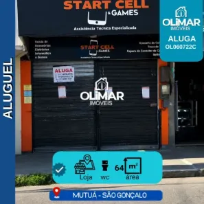 Ponto Comercial para alugar, 64m² no Mutuá, São Gonçalo