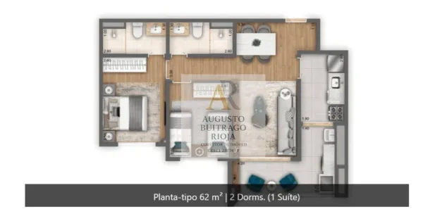 Apartamento com 2 Quartos à venda, 64m² no Vila Mariana, São Paulo