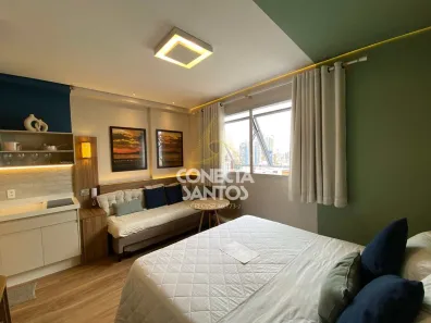 Flat com 1 Quarto à venda, 24m² no Pompéia, Santos
