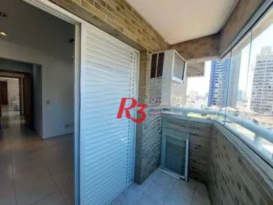 Apartamento com 2 Quartos para alugar, 100m² no Embaré, Santos