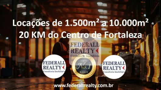 Galpão/Depósito/Armazém para alugar, 1552m² no Ancuri, Fortaleza