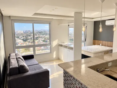 Apartamento com 1 Quarto para alugar, 38m² no Três Figueiras, Porto Alegre