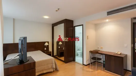 Flat com 1 Quarto para alugar, 29m² no Itaim Bibi, São Paulo