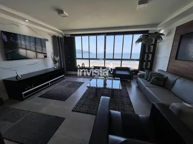Apartamento com 3 Quartos para alugar, 147m² no Gonzaga, Santos