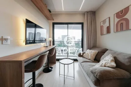 Apartamento com 1 Quarto para alugar, 33m² no Santo Amaro, São Paulo