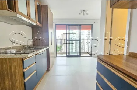 Apartamento com 1 Quarto para alugar, 25m² no Santo Amaro, São Paulo