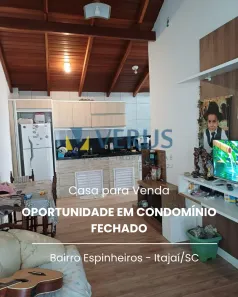 Casa de Condomínio com 3 Quartos à venda, 70m² no Espinheiros, Itajaí