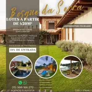 Lote/Terreno à venda, 600m² no Brigadeiro Tobias, Sorocaba