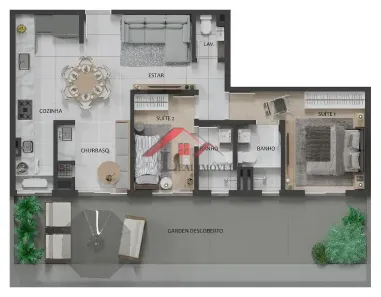 Apartamento com 2 Quartos à venda, 108m² no Barcelona, São Caetano do Sul