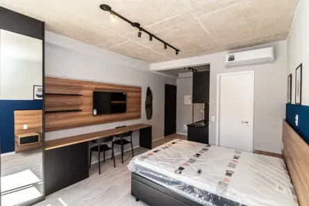 Apartamento com 1 Quarto à venda, 25m² no Indianópolis, São Paulo