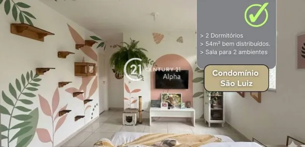 Apartamento com 2 Quartos à venda, 54m² no Chácaras São Luís, Santana de Parnaíba