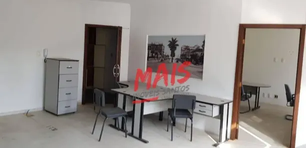 Sala Comercial para alugar, 70m² no Centro, Santos